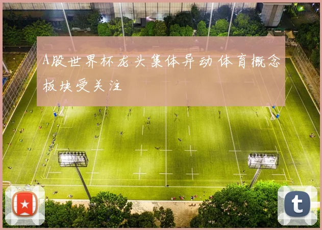 A股世界杯龙头集体异动 体育概念板块受关注